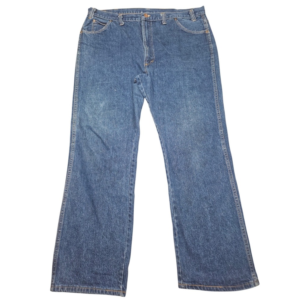 VTG Dakota Five Brother Straight Leg Jeans Made in USA Blue Sz 42x30